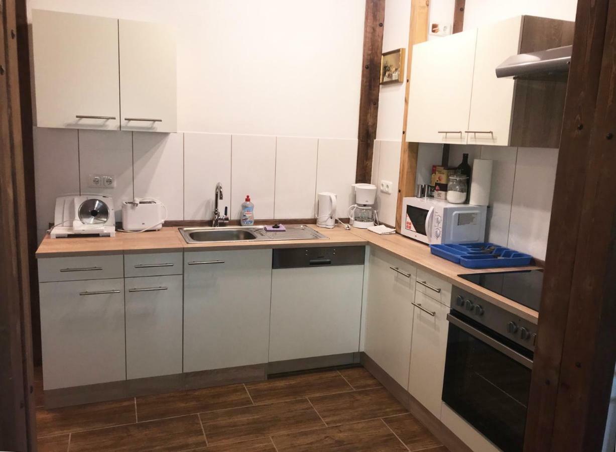 Fewo LATERNENSTUBE mit großem Familienbett für 2 Erw und 6 Kids bei Dresden Leppersdorf Exterior foto